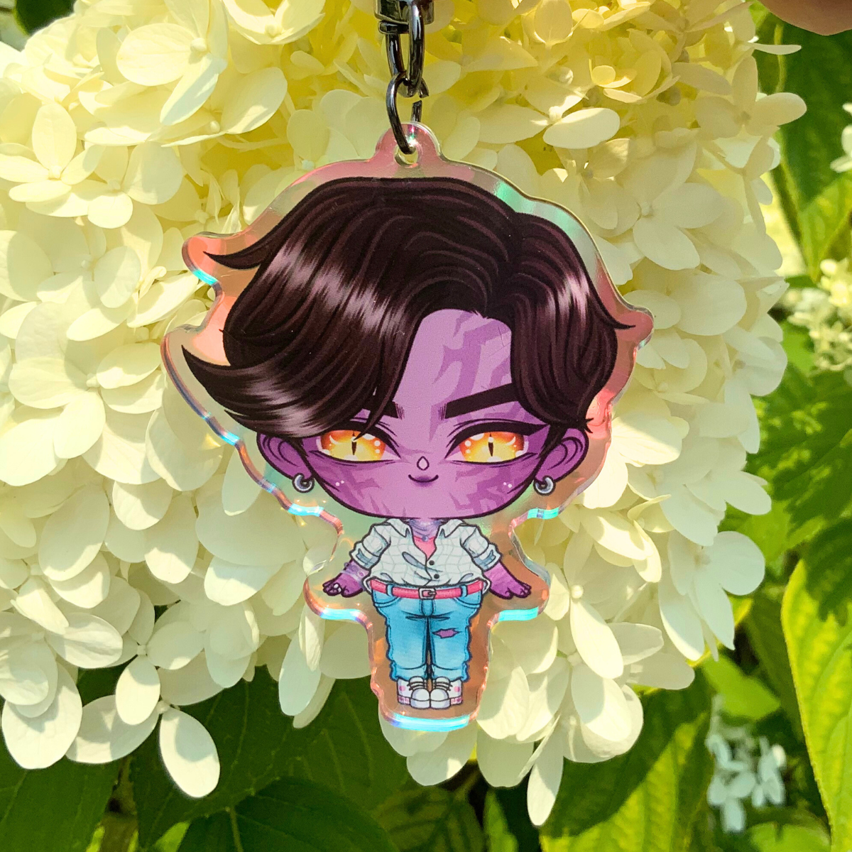 πΈ Chibi Jinu Acrylic Keychain β K-Pop Demon Hunters