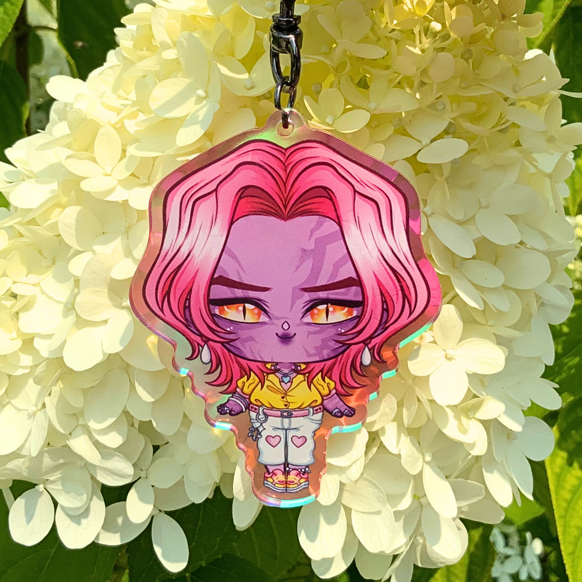 π Chibi Romance Acrylic Keychain β K-Pop Demon Hunters