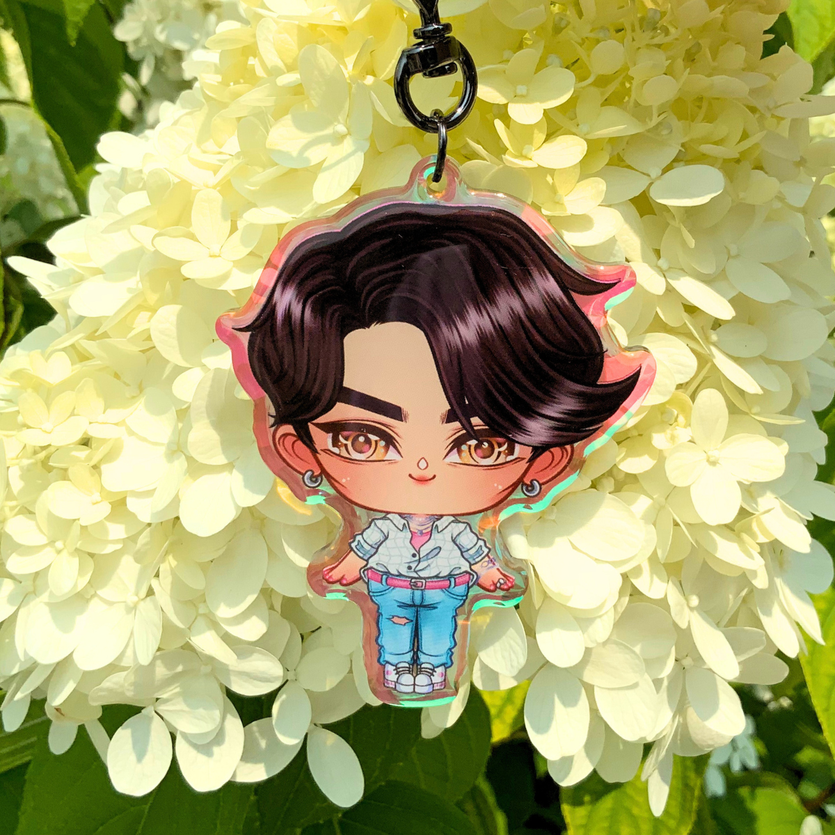 πΈ Chibi Jinu Acrylic Keychain β K-Pop Demon Hunters