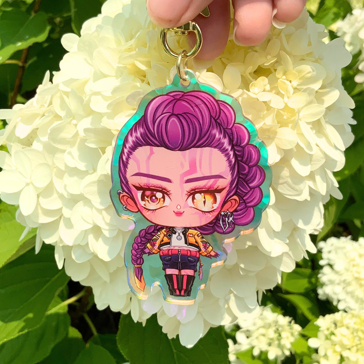 β¨ Chibi Rumi Acrylic Keychain - K-Pop Demon Hunters