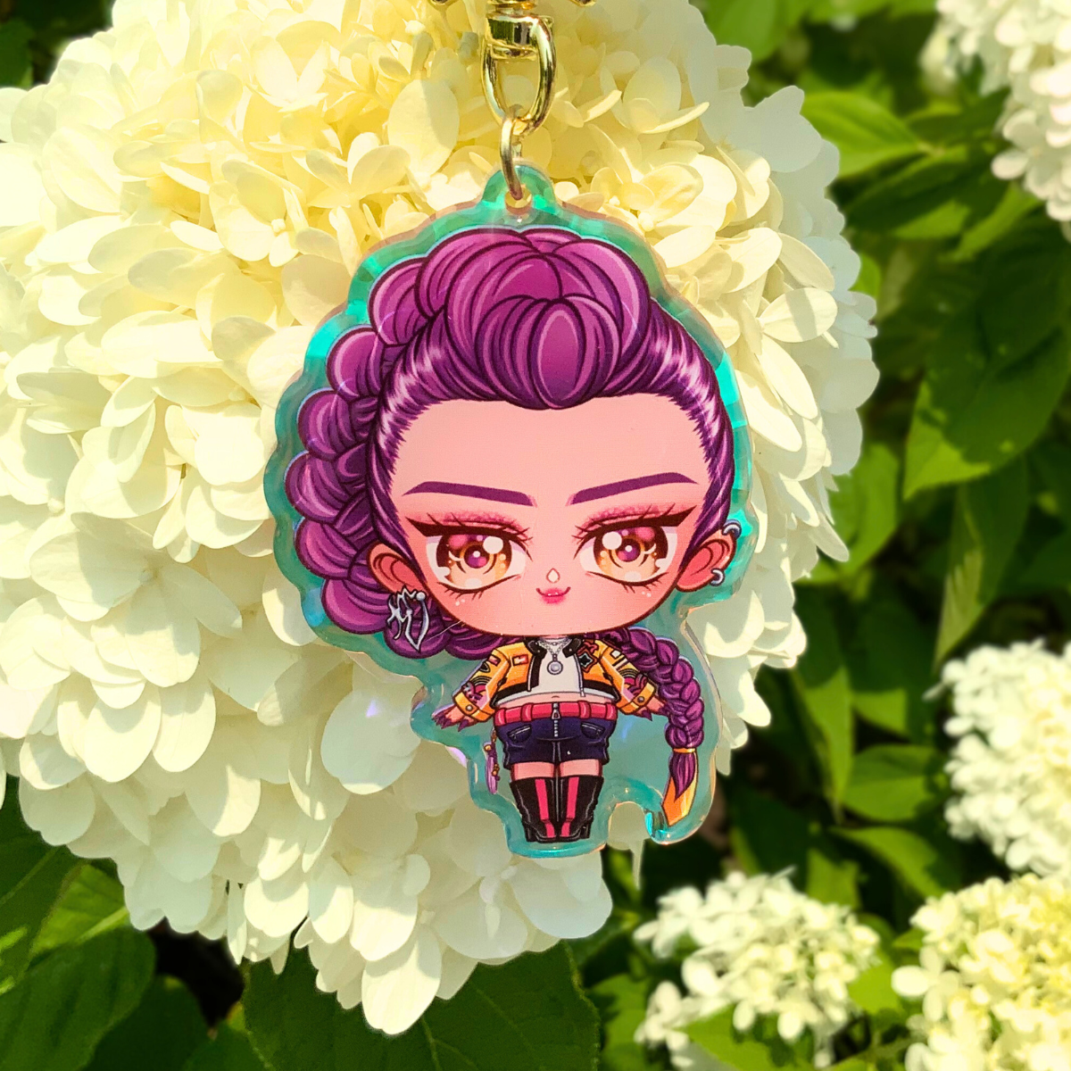 β¨ Chibi Rumi Acrylic Keychain - K-Pop Demon Hunters