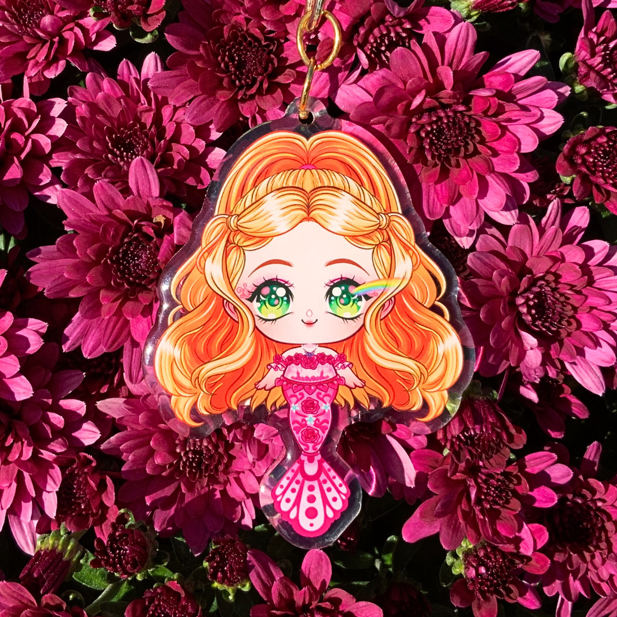 ๐งChibi Elina Mermaid Acrylic Keychain - Barbie Fairytopia: Mermaidia