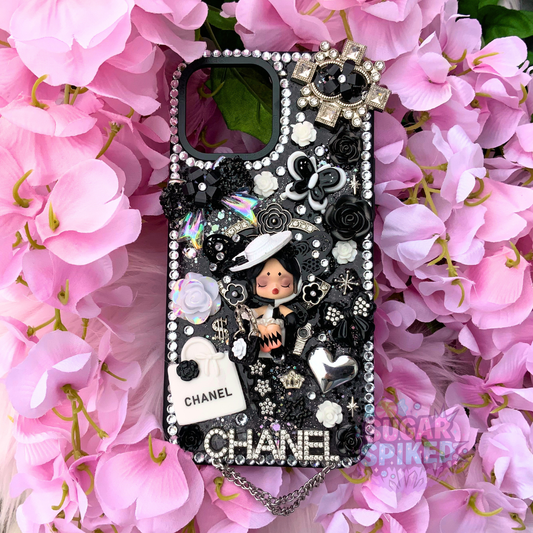 🐼 Noir Luxe Skull Panda iPhone 13 PRO MAX Case