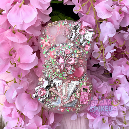 🎀 Pink Bow Butterfly Glow iPhone 13 Mini Case