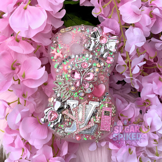 🎀 Pink Bow Butterfly Glow iPhone 13 Mini Case