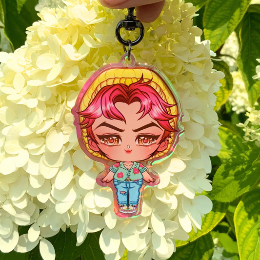 ✨ Chibi Abby Acrylic Keychain – K-Pop Demon Hunters