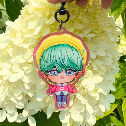 🎤 Chibi Baby Acrylic Keychain – K-Pop Demon Hunters