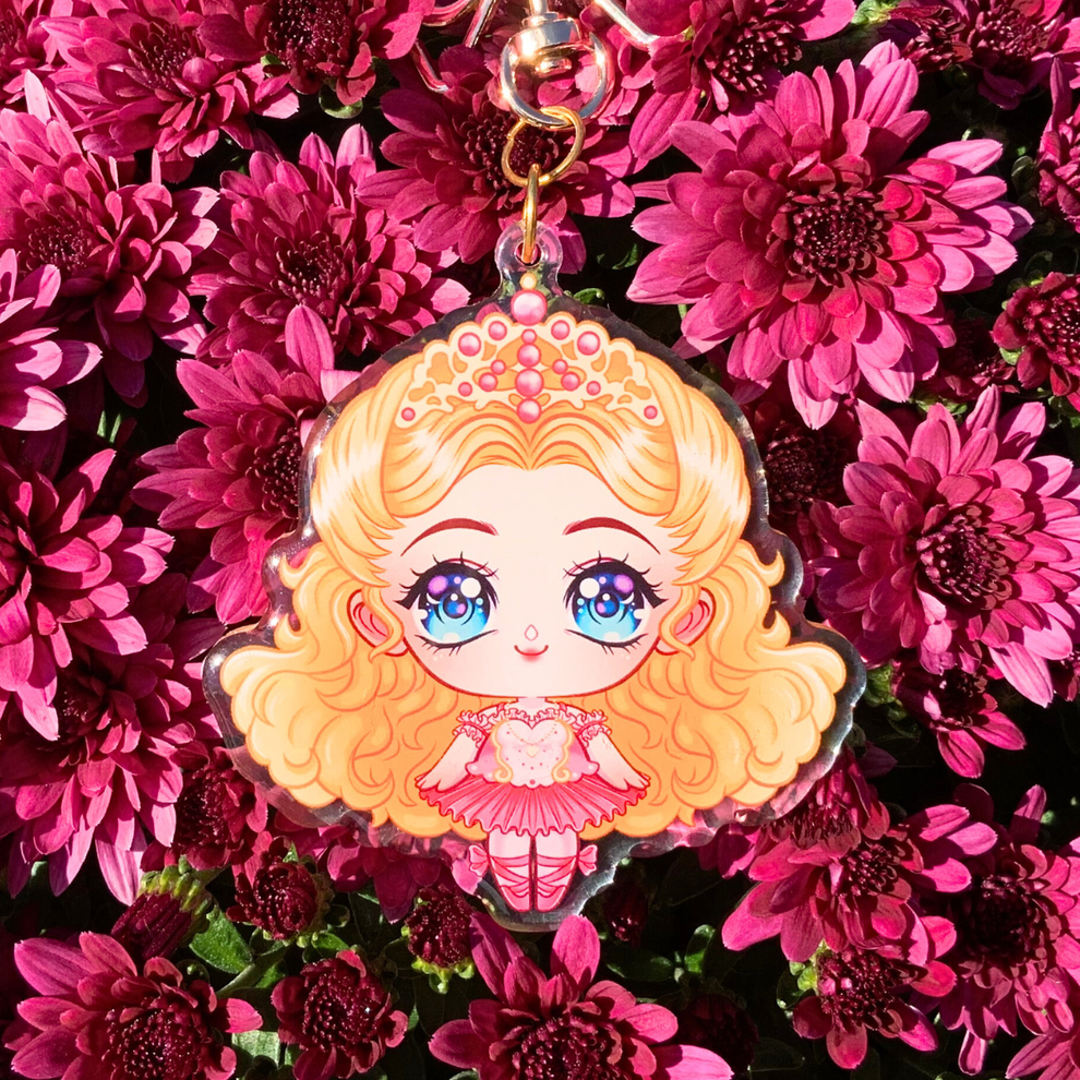 Chibi Clara Acrylic Keychain – Barbie in the Nutcracker – AshleyintheAM