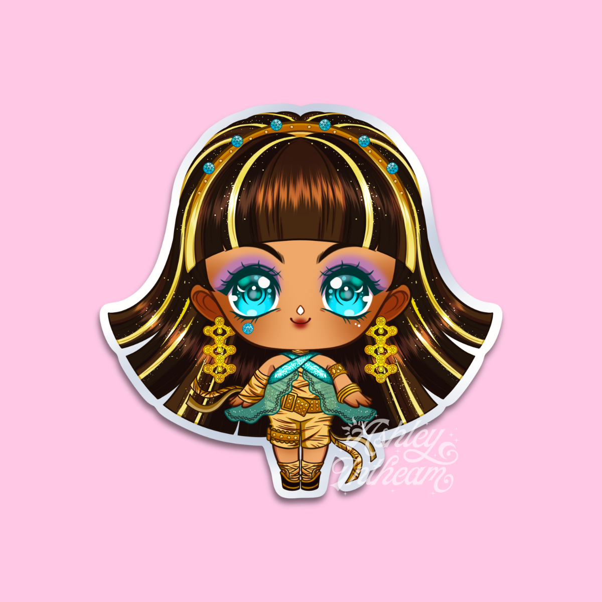 ✨ Chibi Monster High Ghouls – Fangtastic Stickers