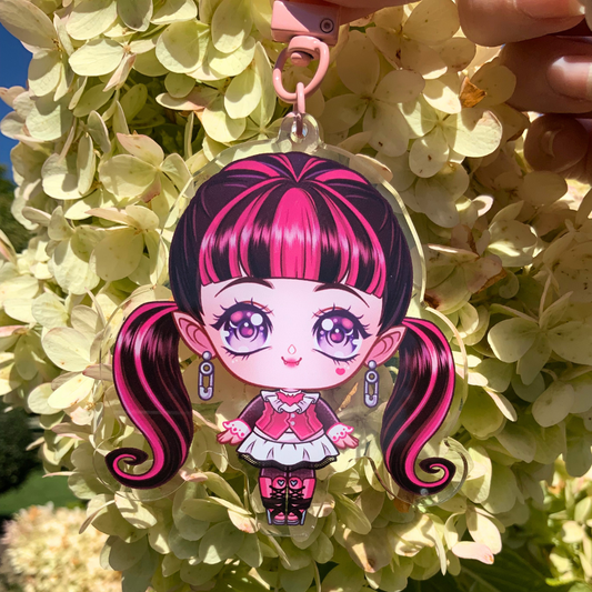 🦇 Chibi Draculaura Acrylic Keychain