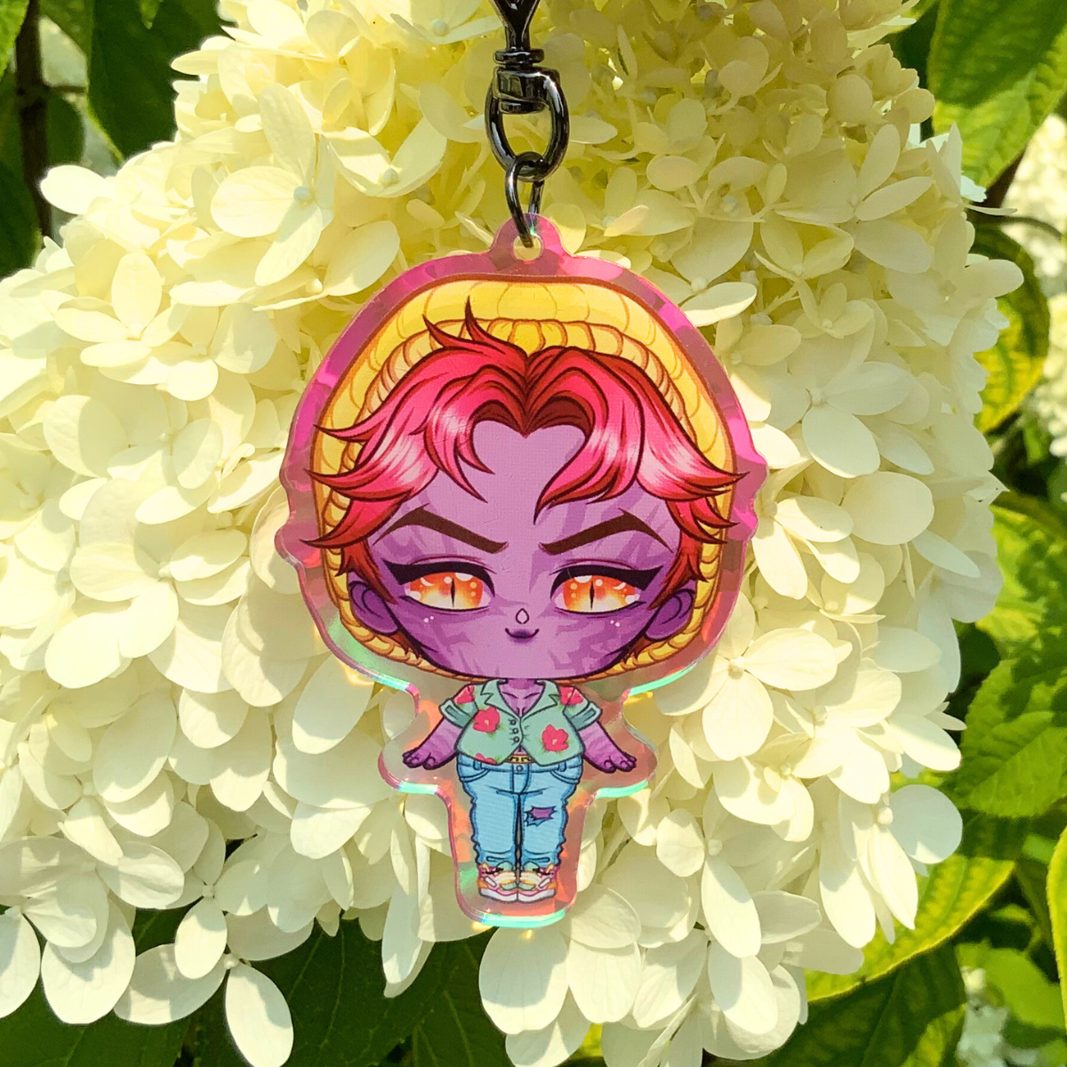 ✨ Chibi Abby Acrylic Keychain – K-Pop Demon Hunters