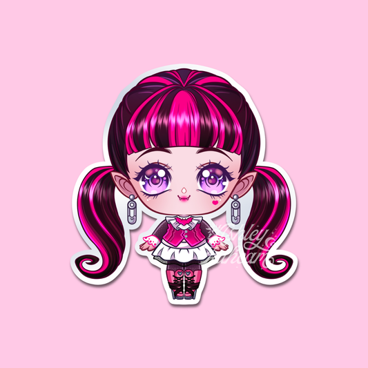 ✨ Chibi Monster High Ghouls – Fangtastic Stickers