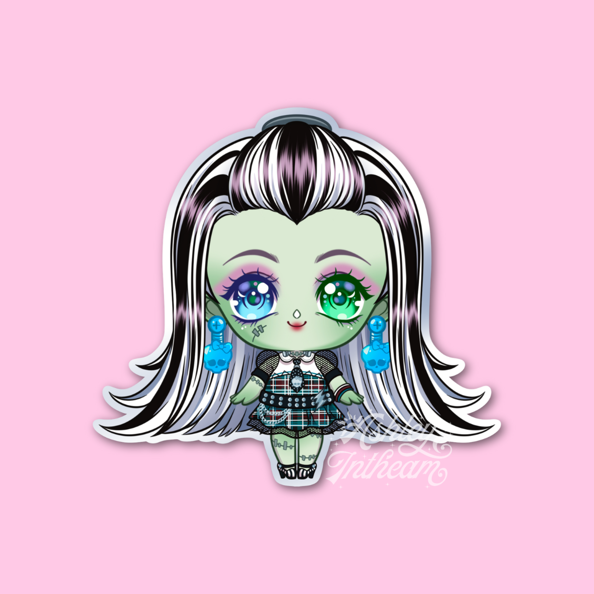 ✨ Chibi Monster High Ghouls – Fangtastic Stickers