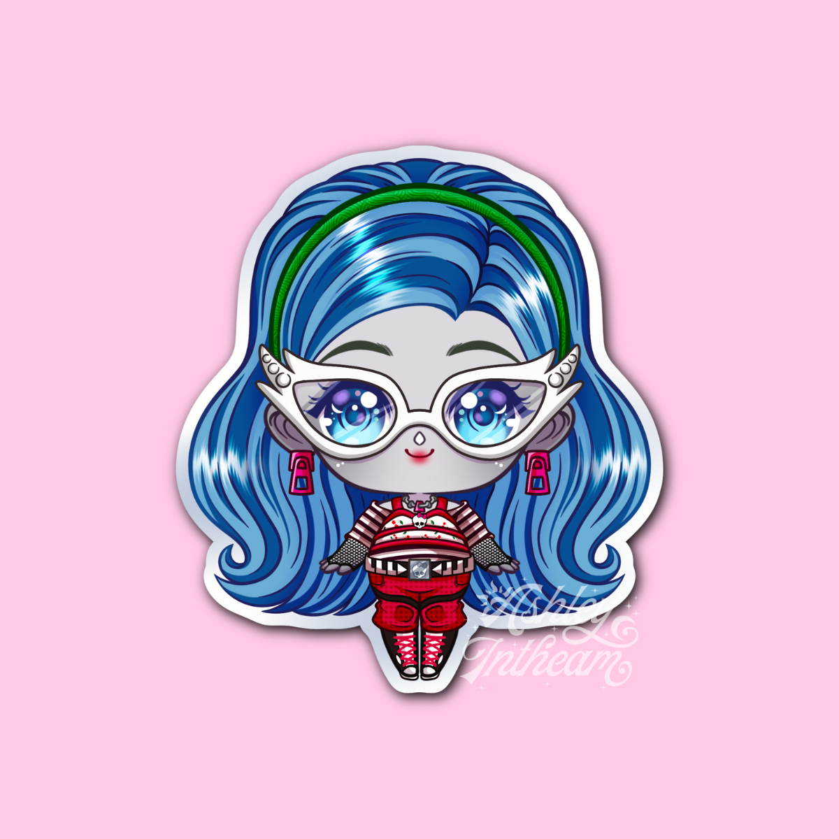 ✨ Chibi Monster High Ghouls – Fangtastic Stickers