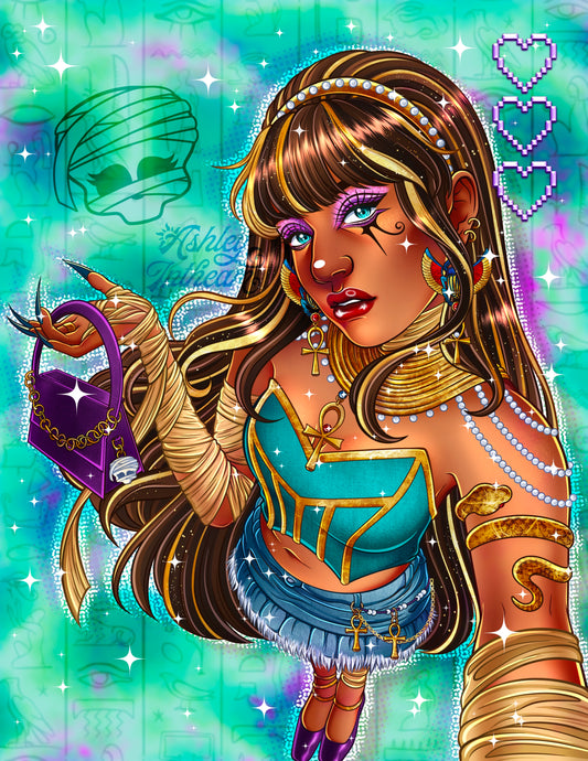 👑 Y2K Cleo De Nile - 8.5" x 11" Print 👑