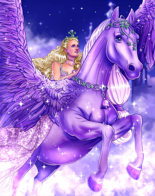 🦄 Magic of the Pegasus - 11" x 14" Print 🦄