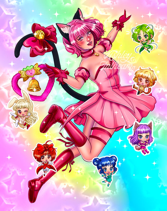 🐱 Tokyo Mew Mew - 11" x 14" Print 🐱