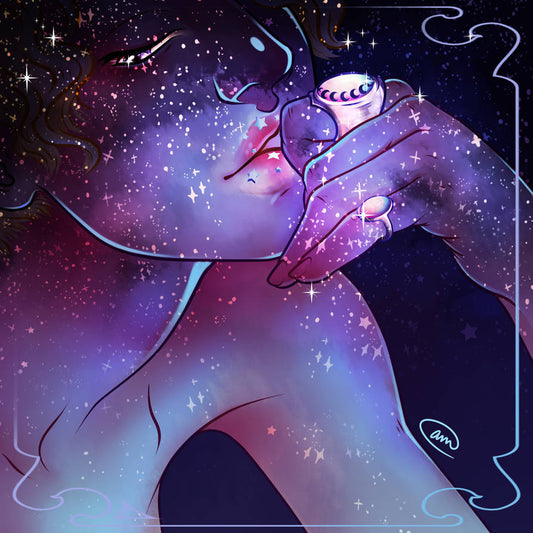 🌙 Moon Ring - 4.72" x 4.72" Print🌙