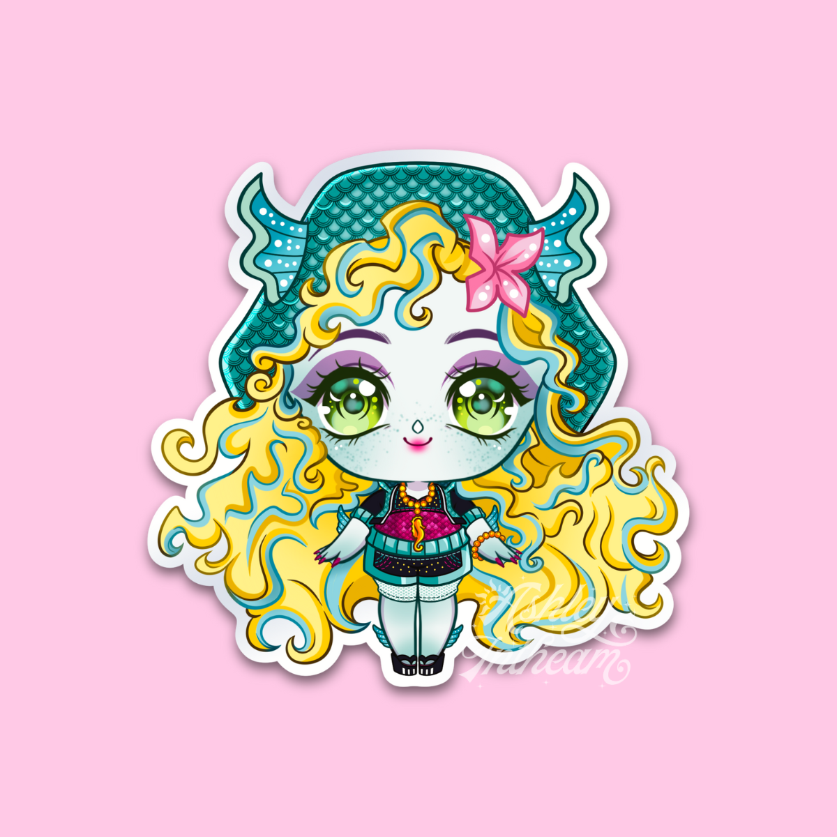 ✨ Chibi Monster High Ghouls – Fangtastic Stickers