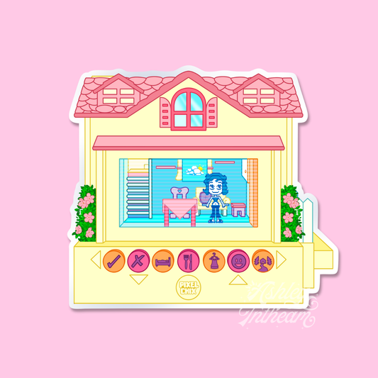 🏡Pixel Chix House - Pixel Perfection Sticker