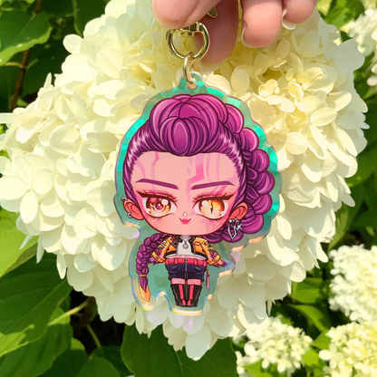 ✨ Chibi Rumi Acrylic Keychain - K-Pop Demon Hunters
