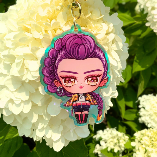 ✨ Chibi Rumi Acrylic Keychain - K-Pop Demon Hunters