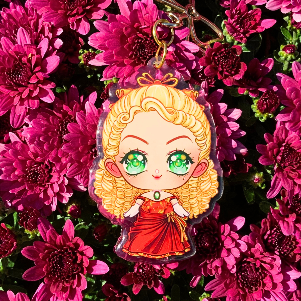 🎀 Chibi Eden Acrylic Keychain – Barbie in A Christmas Carol
