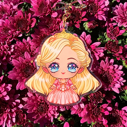 👑 Chibi Anneliese Acrylic Keychain - Barbie as The Princess and the Pauper